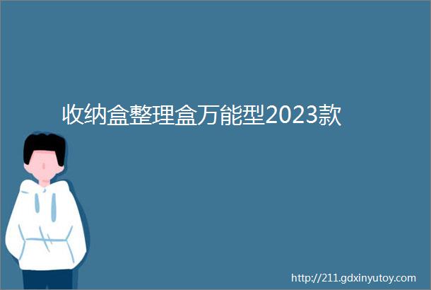 收纳盒整理盒万能型2023款